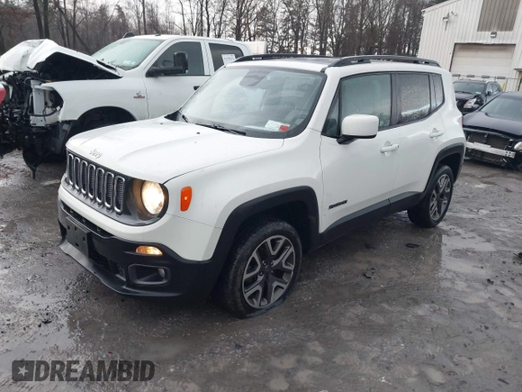 2016 Jeep Renegade Latitude with VIN ZACCJBBT5GPD29715, listed as a IAAI auction lot 41211353 with 54,924 mi miles and . Bid and sale history available at DreamBid. Image 17.