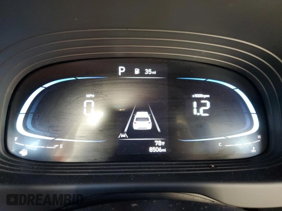 2024 Hyundai Venue Limited with VIN KMHRC8A30RU306560, listed as a Copart auction lot 53710235 with 8,506 mi miles and Salvage title. Bid and sale history available at DreamBid. Image 9.