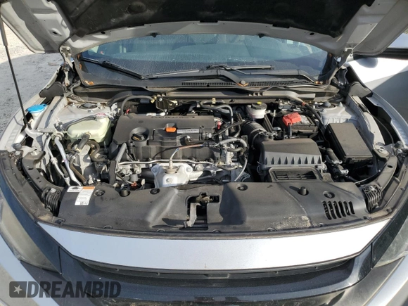2019 Honda Civic LX with VIN 2HGFC2F64KH598215, listed as a Copart auction lot 41570505 with 33,768 mi miles and Non Repairable. Bid and sale history available at DreamBid. Image 11.