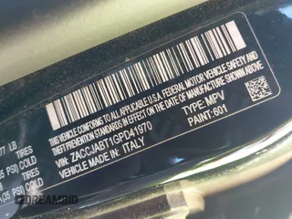 2016 Jeep Renegade Latitude with VIN ZACCJABT1GPD41970, listed as a IAAI auction lot 41795204 with 124,997 mi miles and . Bid and sale history available at carsss.com. Image 9.