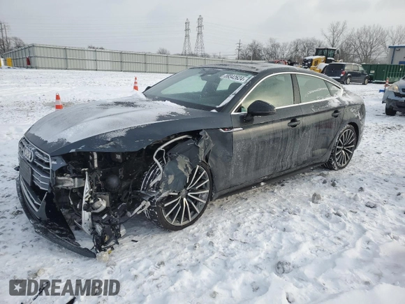 2018 Audi A5 Sportback Prestige with VIN WAUFNCF57JA131158, listed as a Copart auction lot 39342624 with 86,373 mi miles. Bid and sale history available at carsss.com. Image 1.