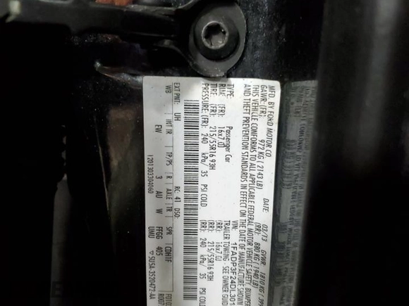 2013 Ford Focus SE with VIN 1FADP3F24DL301808, listed as a Copart auction lot 50266345 with 128,877 mi miles and Salvage Title. Bid and sale history available at carsss.com. Image 12.