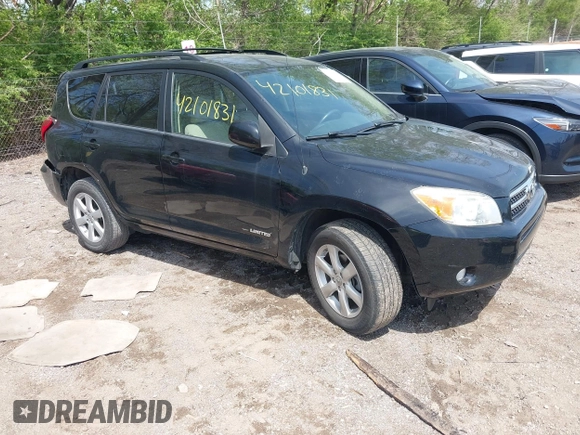 2008 Toyota RAV4 Limited with VIN JTMZK31V686011185, listed as a IAAI auction lot 42101831 with 190,399 mi miles and . Bid and sale history available at DreamBid. Image 1.