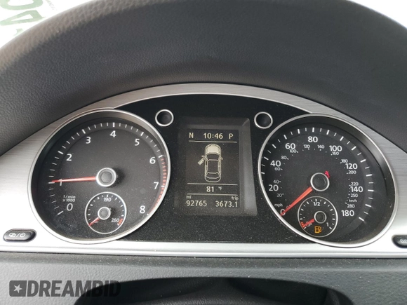 2014 Volkswagen CC Sport z VIN WVWBN7AN5EE501201, wystawiony jako Copart lot #56541045 z przebiegiem 92 765 mil mil oraz Szkoda całkowita • Salvage title. Historia ofert i sprzedaży dostępna na DreamBid. Obrazek 9.