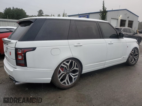 2014 Land Rover Range Rover Supercharged with VIN SALGS3TF2EA166170, listed as a Copart auction lot 79644744 with Not provided miles and Salvage title. Bid and sale history available at DreamBid. Image 3.