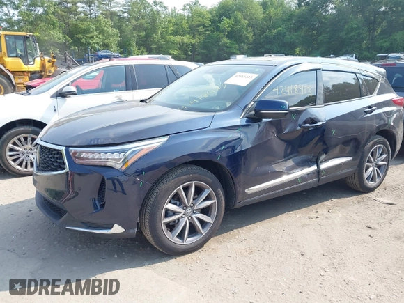 2022 Acura RDX Technology with VIN 5J8TC2H55NL010661, listed as a IAAI auction lot 42418413 with 26,609 mi miles and . Bid and sale history available at DreamBid. Image 2.