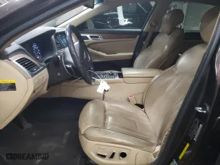 2015 Hyundai Genesis 3.8L with VIN KMHGN4JE0FU104518, listed as a Copart auction lot 49256985 with 133,950 mi miles and Salvage Title. Bid and sale history available at carsss.com. Image 7.