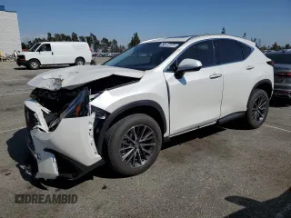 2025 Lexus NX 350h Premium z VIN JTJGKCEZXS2046795, wystawiony jako Copart lot #55152575 z przebiegiem 3 611 mil mil oraz Szkoda całkowita • Salvage title. Historia ofert i sprzedaży dostępna na DreamBid. Obrazek 1.