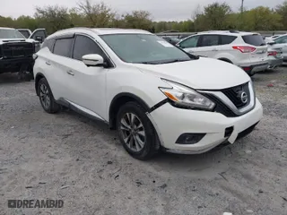 2017 Nissan Murano SV with VIN 5N1AZ2MG8HN119003, listed as a IAAI auction lot 41914020 with 119,931 mi miles. Bid and sale history available at carsss.com. Image 1.