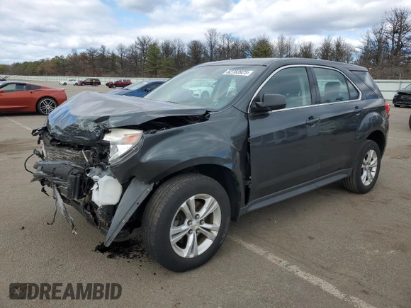2017 Chevrolet Equinox LS with VIN 2GNALBEK0H1585543, listed as a Copart auction lot 52783925 with 50,560 mi miles and Salvage Title. Bid and sale history available at carsss.com. Image 1.