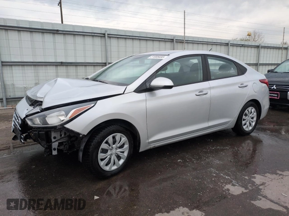 2022 Hyundai Accent SE with VIN 3KPC24A61NE154863, listed as a Copart auction lot 51005035 with 63,612 mi miles and Salvage Title. Bid and sale history available at carsss.com. Image 1.