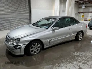 2004 Mercedes-Benz CLK Cabriolet 3.2L with VIN WDBTK65G74T031166, listed as a Copart auction lot 79882744 with 86,801 mi miles and Salvage Title. Bid and sale history available at carsss.com. Image 1.