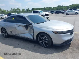 2024 Honda Accord Sport with VIN 1HGCY2F5XRA051406, listed as a IAAI auction lot 42598024 with 23,322 mi miles and . Bid and sale history available at DreamBid. Image 1.