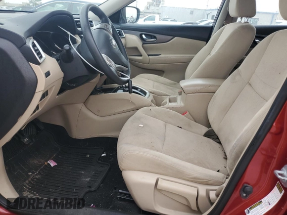 2016 Nissan Rogue S with VIN JN8AT2MT0GW003830, listed as a Copart auction lot 50903195 with 124,360 mi miles and Salvage Title. Bid and sale history available at carsss.com. Image 7.