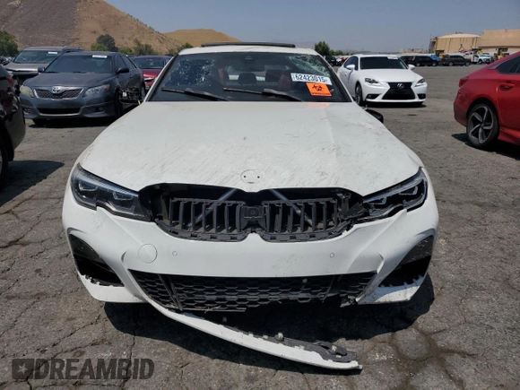 2022 BMW 3 Series 330i with VIN 3MW5R1J02N8C53220, listed as a Copart auction lot 62423015 with Not provided miles and Salvage title. Bid and sale history available at DreamBid. Image 5.