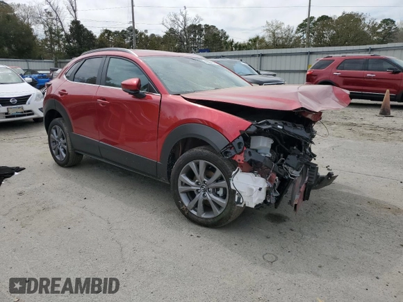 2025 Mazda CX-30 S Preferred with VIN 3MVDMBCM0SM763683, listed as a Copart auction lot 48594145 with Not Provided miles and Salvage Title. Bid and sale history available at DreamBid. Image 4.