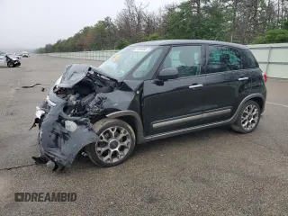 2014 FIAT 500L Trekking with VIN ZFBCFADH8EZ012422, listed as a Copart auction lot 61060655 with 145,444 mi miles and Salvage title. Bid and sale history available at DreamBid. Image 1.