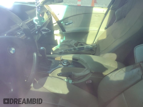 2013 BMW 5 Series 535i xDrive with VIN WBAFU7C5XDDU66464, listed as a Copart auction lot 62355345 with Not provided miles and Salvage title. Bid and sale history available at DreamBid. Image 8.