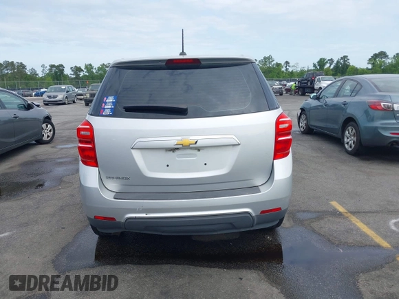 2017 Chevrolet Equinox LS with VIN 2GNALBEK6H1575339, listed as a IAAI auction lot 42041964 with 91,318 mi miles and . Bid and sale history available at carsss.com. Image 16.