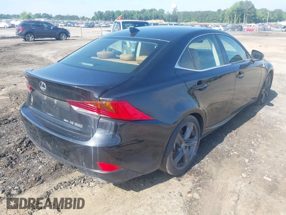 2017 Lexus IS 300 with VIN JTHCM1D28H5020352, listed as a IAAI auction lot 42230309 with 78,585 mi miles and . Bid and sale history available at DreamBid. Image 4.