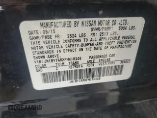 2015 Infiniti Q50 Premium z VIN JN1BV7ARXFM418246, wystawiony jako Copart lot #44890175 z przebiegiem 144 269 mil mil oraz Szkody całkowita. Historia ofert i sprzedaży dostępna na DreamBid. Obrazek 13.