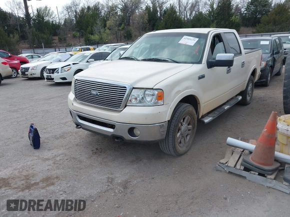 2008 Ford F-150 XLT with VIN 1FTPW14V08FA50396, listed as a IAAI auction lot 41909239 with 255,794 mi miles and . Bid and sale history available at DreamBid. Image 2.