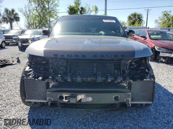 2021 Land Rover Range Rover Sport SVR with VIN SALWZ2RE3MA778876, listed as a Copart auction lot 47172425 with 33,128 mi miles and Salvage Title. Bid and sale history available at carsss.com. Image 5.
