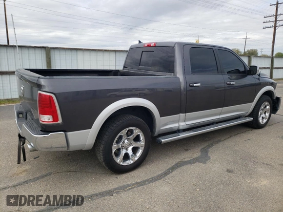 2017 Ram 1500 Laramie with VIN 1C6RR7VT2HS668172, listed as a Copart auction lot 54052275 with 140,209 mi miles and Salvage title. Bid and sale history available at DreamBid. Image 3.