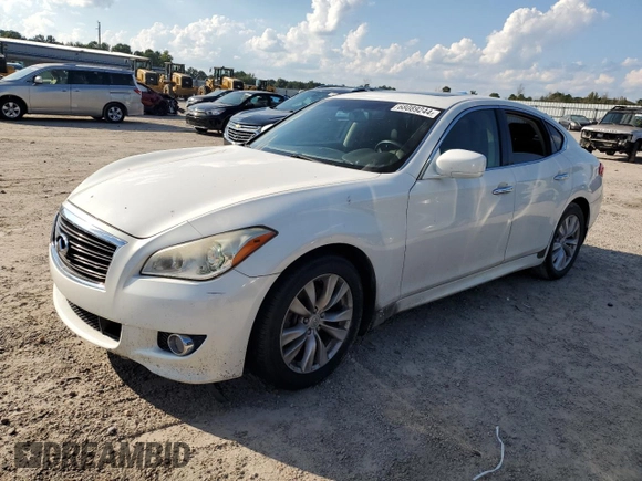 2011 Infiniti M37 with VIN JN1BY1AP4BM324506, listed as a Copart auction lot 68089244 with 96,600 mi miles and Salvage Title. Bid and sale history available at carsss.com. Image 1.