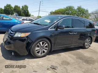 2014 Honda Odyssey Touring с VIN 5FNRL5H91EB013332, выставлен на аукционе Copart как лот 59414015 с пробегом 162 203 миль миль и Списание • Salvage title. История ставок и продаж доступна на DreamBid. Изображение 1.