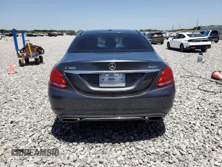 2015 Mercedes-Benz C 300 Luxury with VIN 55SWF4KB6FU001998, listed as a Copart auction lot 54602755 with 140,264 mi miles and Salvage Title. Bid and sale history available at carsss.com. Image 6.