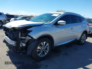 2018 Nissan Murano S z VIN 5N1AZ2MG7JN197584, wystawiony jako IAAI lot #41635520 z przebiegiem 56 931 mil mil oraz . Historia ofert i sprzedaży dostępna na DreamBid. Obrazek 18.