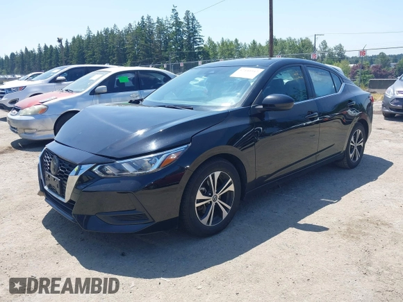 2022 Nissan Sentra SV z VIN 3N1AB8CV0NY256613, wystawiony jako IAAI lot #42440347 z przebiegiem 65 030 mil mil oraz . Historia ofert i sprzedaży dostępna na DreamBid. Obrazek 2.