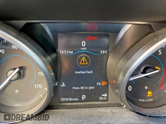 2018 Jaguar XF 25t with VIN SAJBR4FX5JCY70175, listed as a Copart auction lot 57207855 with 127,416 mi miles and Clean Title. Bid and sale history available at DreamBid. Image 8.