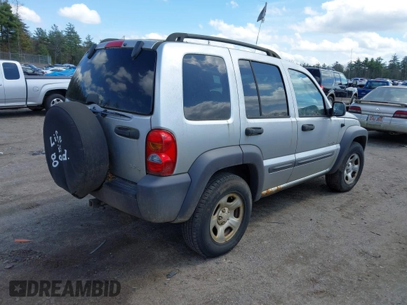 2004 Jeep Liberty Sport with VIN 1J4GL48K64W191486, listed as a IAAI auction lot 42081883 with 179,964 mi miles. Bid and sale history available at carsss.com. Image 4.