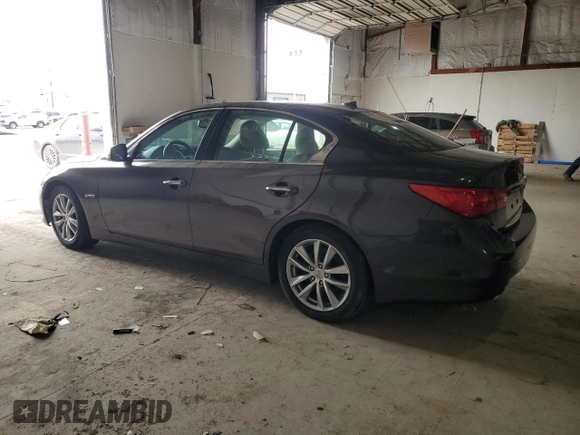 2014 Infiniti Q50 Hybrid Sport with VIN JN1AV7AP9EM691381, listed as a Copart auction lot 48212025 with 117,033 mi miles and Clean Title. Bid and sale history available at carsss.com. Image 2.