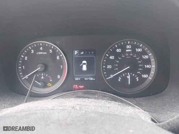 2017 Hyundai Tucson Value with VIN KM8J33A27HU388910, listed as a IAAI auction lot 41101112 with 107,138 mi miles. Bid and sale history available at carsss.com. Image 7.