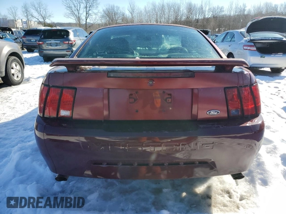 2004 Ford Mustang Standard with VIN 1FAFP40434F117726, listed as a Copart auction lot 41556265 with 136,420 mi miles and Non Repairable. Bid and sale history available at carsss.com. Image 6.