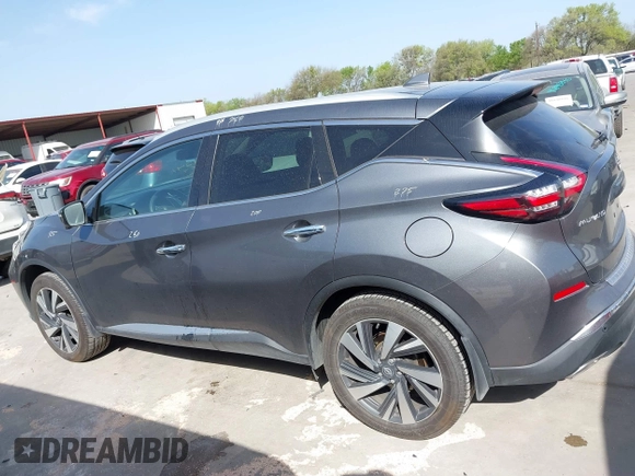 2023 Nissan Murano SL with VIN 5N1AZ2CJ7PC109327, listed as a IAAI auction lot 41854241 with 55,744 mi miles and . Bid and sale history available at DreamBid. Image 14.