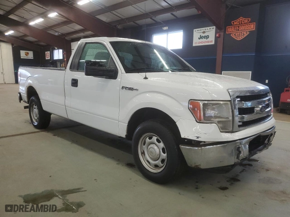 2014 Ford F-150 XL with VIN 1FTNF1CF4EKE27994, listed as a Copart auction lot 52260405 with 282,140 mi miles and Clean Title. Bid and sale history available at carsss.com. Image 4.