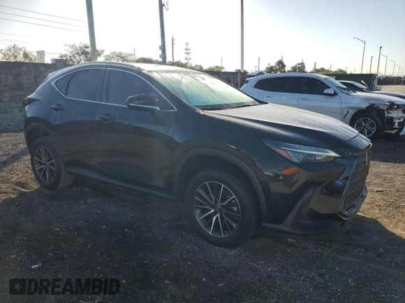 2022 Lexus NX with VIN JTJADCAZ0N2001908, listed as a Copart auction lot 85220374 with 23,344 mi miles and Salvage Title. Bid and sale history available at carsss.com. Image 4.