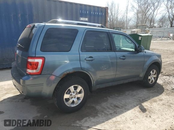 2012 Ford Escape Limited with VIN 1FMCU9E7XCKA42434, listed as a Copart auction lot 54627695 with 142,707 mi miles and Clean Title. Bid and sale history available at carsss.com. Image 3.