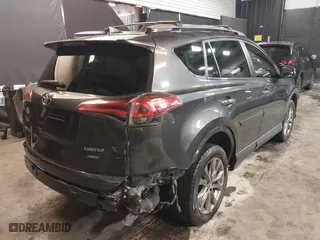 2018 Toyota RAV4 Limited with VIN JTMDFREV0JJ192265, listed as a IAAI auction lot 41840392 with 53,155 mi miles. Bid and sale history available at carsss.com. Image 4.