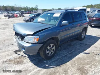 2005 Toyota Highlander with VIN JTEDP21A250089993, listed as a IAAI auction lot 41770072 with 190,517 mi miles. Bid and sale history available at carsss.com. Image 2.