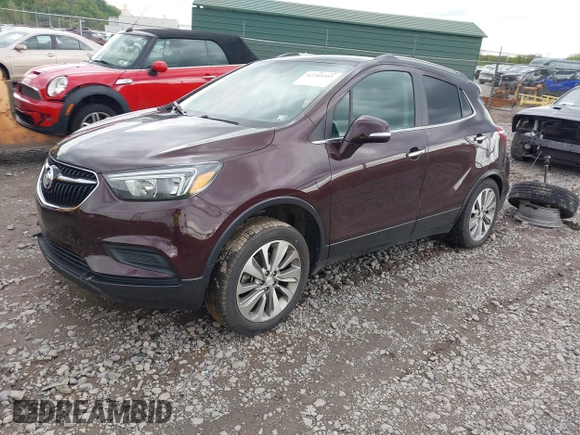 2017 Buick Encore Preferred with VIN KL4CJESB6HB232974, listed as a IAAI auction lot 42205355 with 52,291 mi miles and . Bid and sale history available at DreamBid. Image 16.