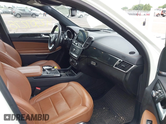2017 Mercedes-Benz GLS 550 with VIN 4JGDF7DE2HA791695, listed as a IAAI auction lot 42507278 with 185,884 mi miles and . Bid and sale history available at DreamBid. Image 5.