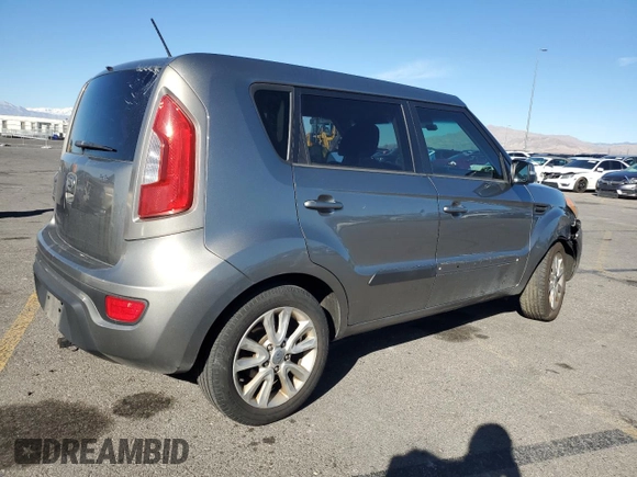 2012 Kia Soul + with VIN KNDJT2A6XC7450261, listed as a Copart auction lot 46681565 with 224,883 mi miles and Salvage Title. Bid and sale history available at carsss.com. Image 3.