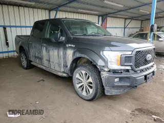 2019 Ford F-150 XL with VIN 1FTEW1E49KKF02664, listed as a Copart auction lot 46167605 with 101,759 mi miles and Salvage title. Bid and sale history available at DreamBid. Image 11.
