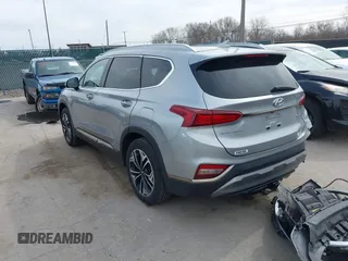 2020 Hyundai Santa Fe Limited with VIN 5NMS5CAA8LH280600, listed as a IAAI auction lot 41801359 with 61,519 mi miles. Bid and sale history available at carsss.com. Image 3.