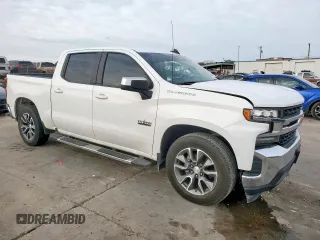 2020 Chevrolet Silverado 1500 LT with VIN 3GCPWCED8LG265694, listed as a Copart auction lot 48019665 with 0 mi miles and Salvage Title. Bid and sale history available at carsss.com. Image 4.